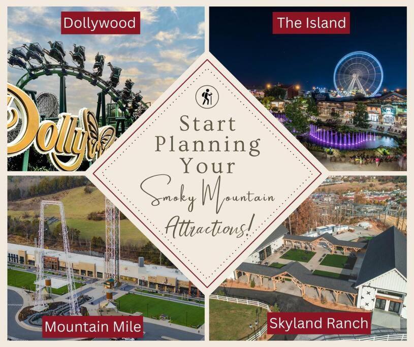 Enchanted Forest Cabin And Teepee! Lights & Laser Show! Private Hot Tub! Unique Stay! Sevierville Esterno foto
